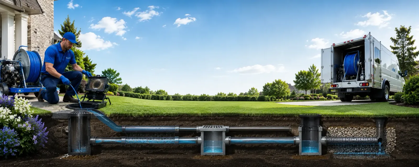 Outdoor drain cleaning information for Parnell, IA
